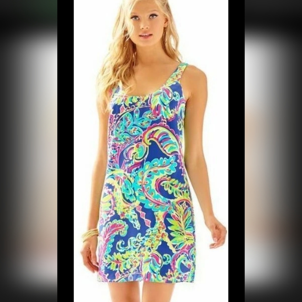 Lilly Pulitzer Poppy Scoop Neck Tank Dress Toucan